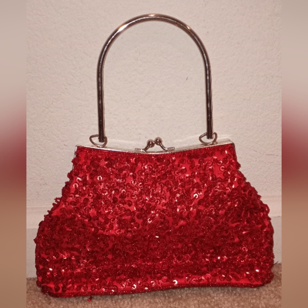 Vintage Purse, Red